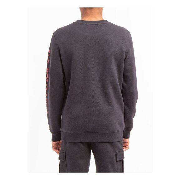 Nwt U.S. Polo Assn. Boys Print Sleeve Fleece Crewneck Sweatshirt - Picture 7 of 9